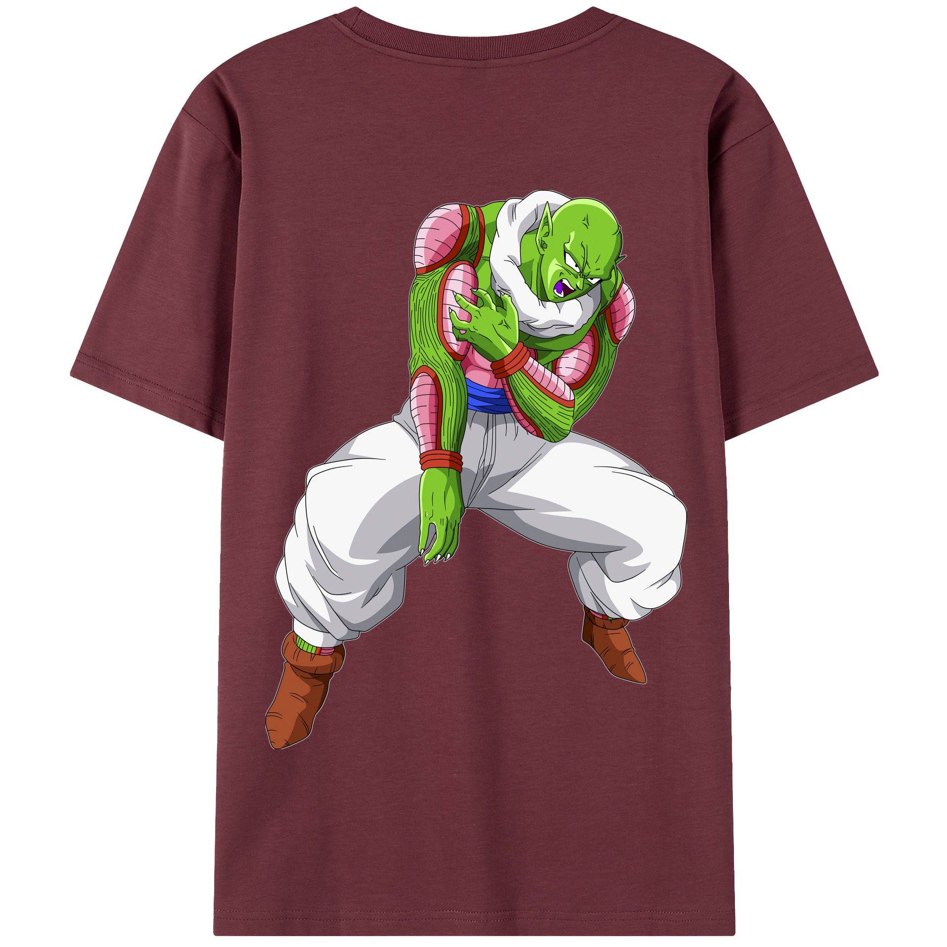 （画像用） ドラゴンボール ピッコロ DRAGON BALL Piccolo 綿100％半袖Tシャツ（背面プリント）